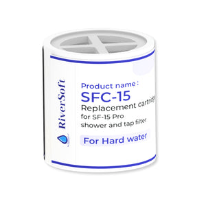 SFC-15 PRO Shower and Tap Water Filter Replacement Cartridge