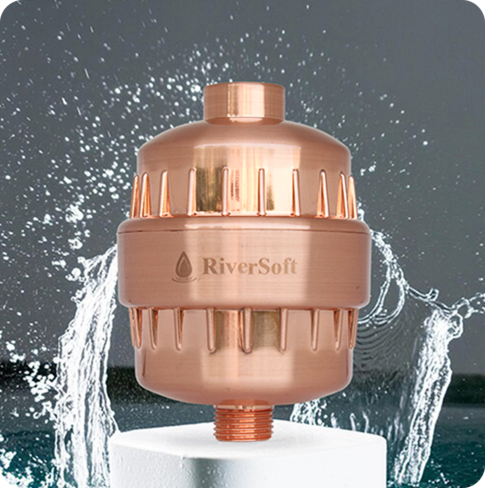 Gold Shower Tap Filter