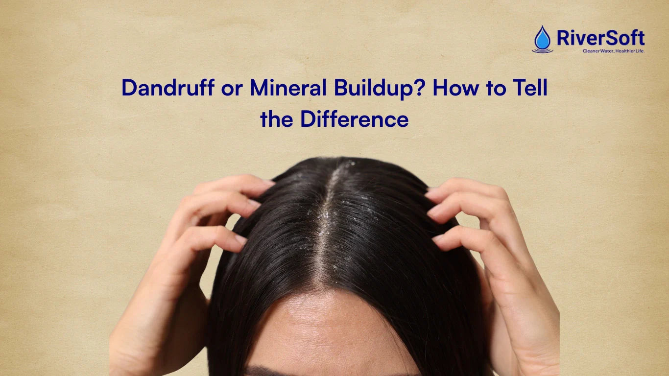 Is It Dandruff or Hard Water Causing Dandruff-Like Buildup? Here’s How to Tell
