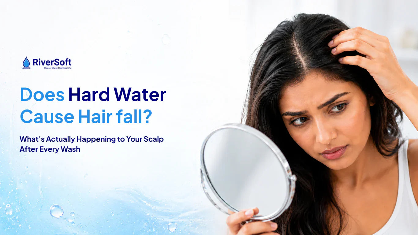 Does Hard Water Cause Hair fall? What's Actually Happening to Your Scalp After Every Wash
