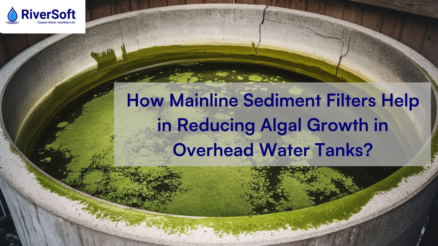 How Mainline Sediment Filters Help in Reducing Algal Growth in Overhead Water Tanks