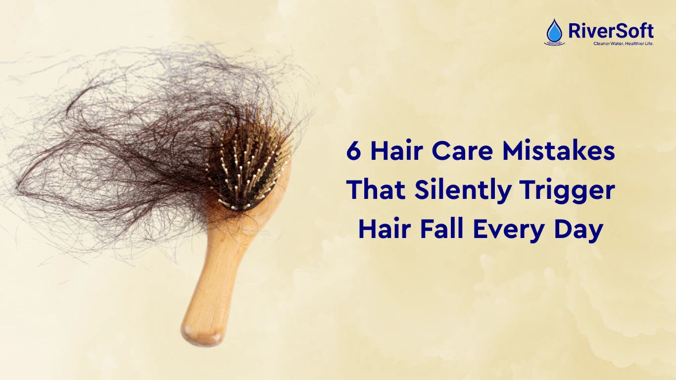 6 Hair Care Mistakes That Silently Trigger Hair Fall Every Day