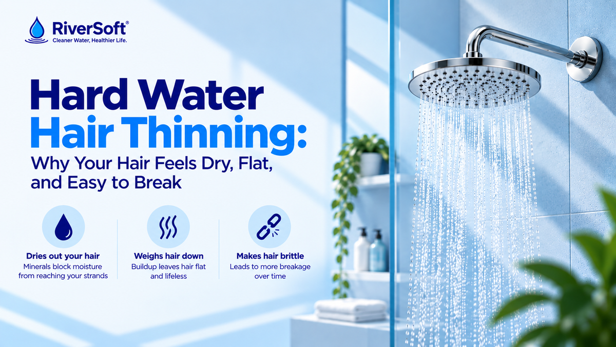 Hard Water Hair Thinning: Why Your Hair Feels Dry, Flat, and Easy to Break