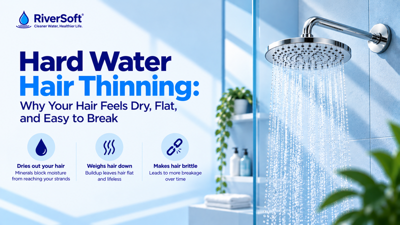 Hard Water Hair Thinning: Why Your Hair Feels Dry, Flat, and Easy to Break