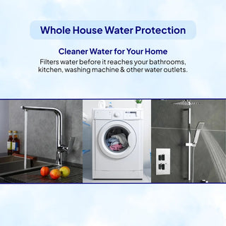 RiverSoft MHW-10 Mainline hard water filter whole house water protection system, 