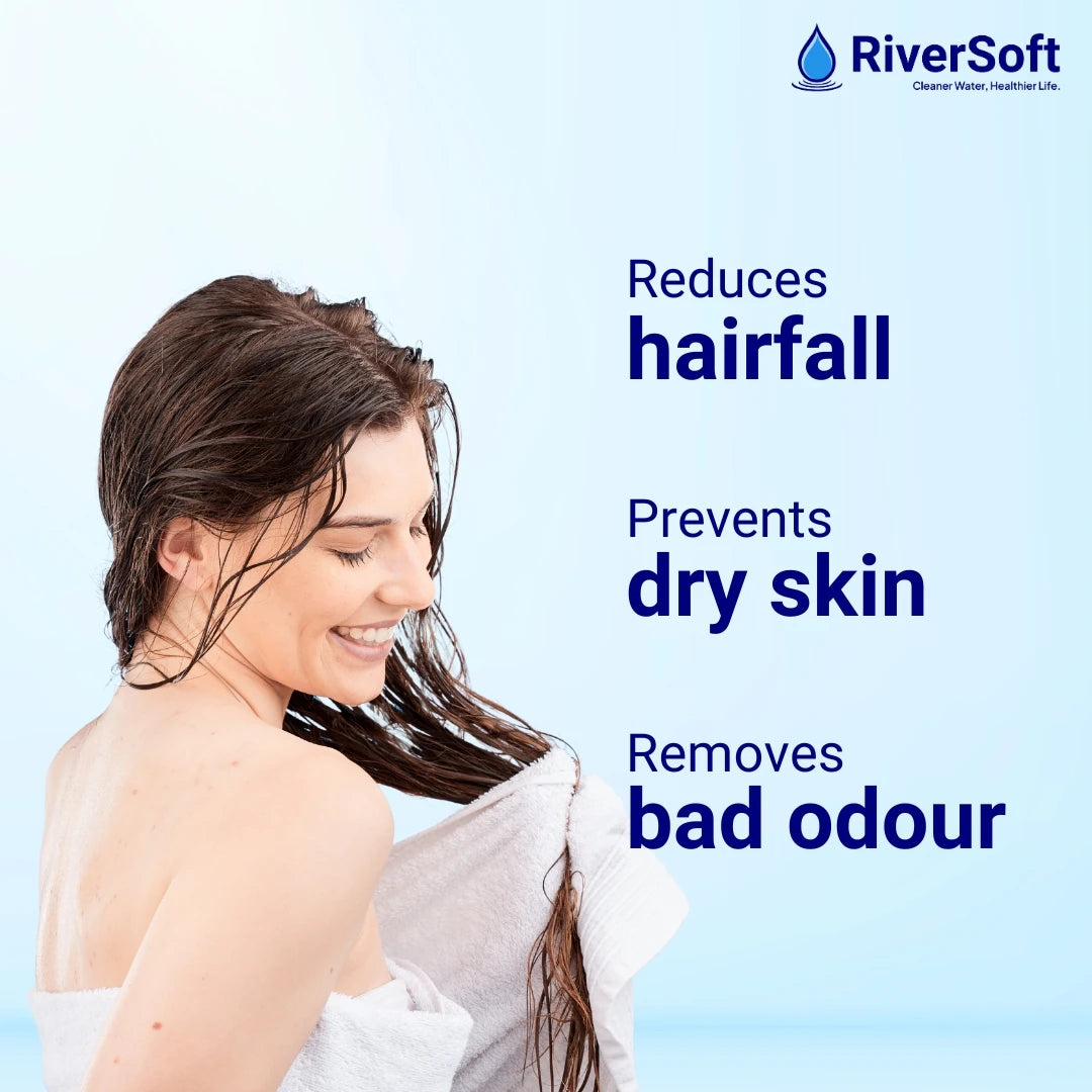 RiverSoft shower filter for bathroom hair care benefits 