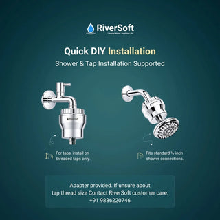 RiverSoft quick DIY installation  shower/tap