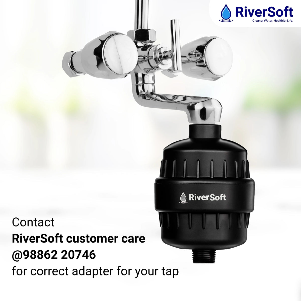 RiverSoft Bliss-15 Shower and tap filter for higher hardness customer support