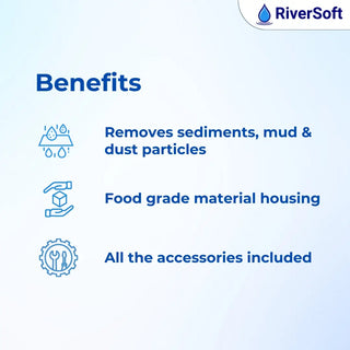 ASP-10 Mainline Sediment filter benefits