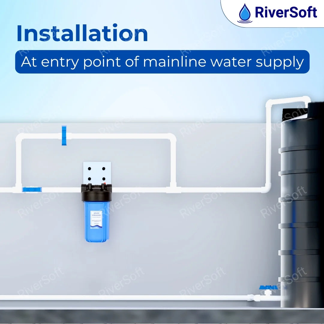 ASP-10 Mainline Sediment filter installation
