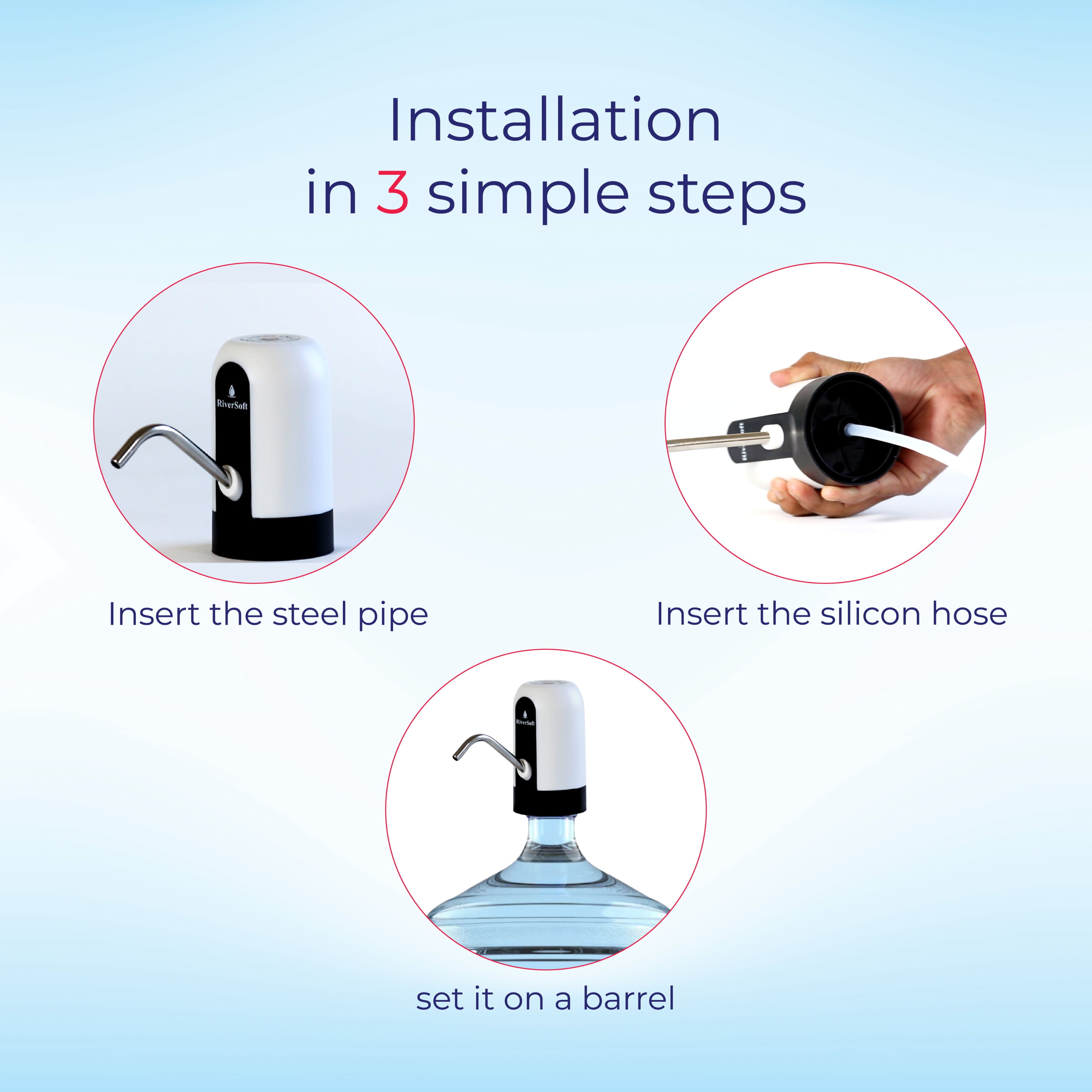 RiverSoft AWD-BW-1 installation in 3 simple steps