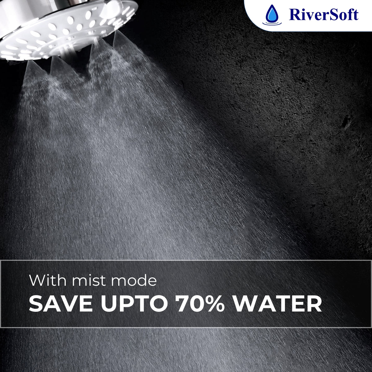RiverSoft DIVA-05-C shower filter with mist mode