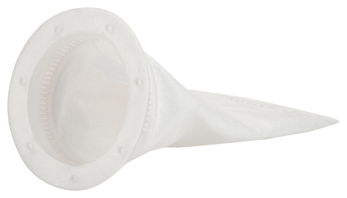 Sediment Filter FB-10-1M, Filter Bag 1 Micron for filtering sand, dirt, rust from water (10 inch, PP, White, Pack of 1)