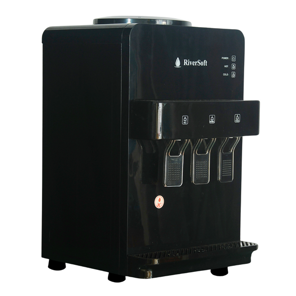 Hot, Cold and Normal Water Dispenser|Suitable for Home & Home (Hot-1 Litre, Cold- 650 ml, Midnight Black)