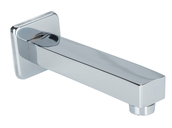 KS-Tap Kubix Spout with flange (Brass, Chrome Finish)