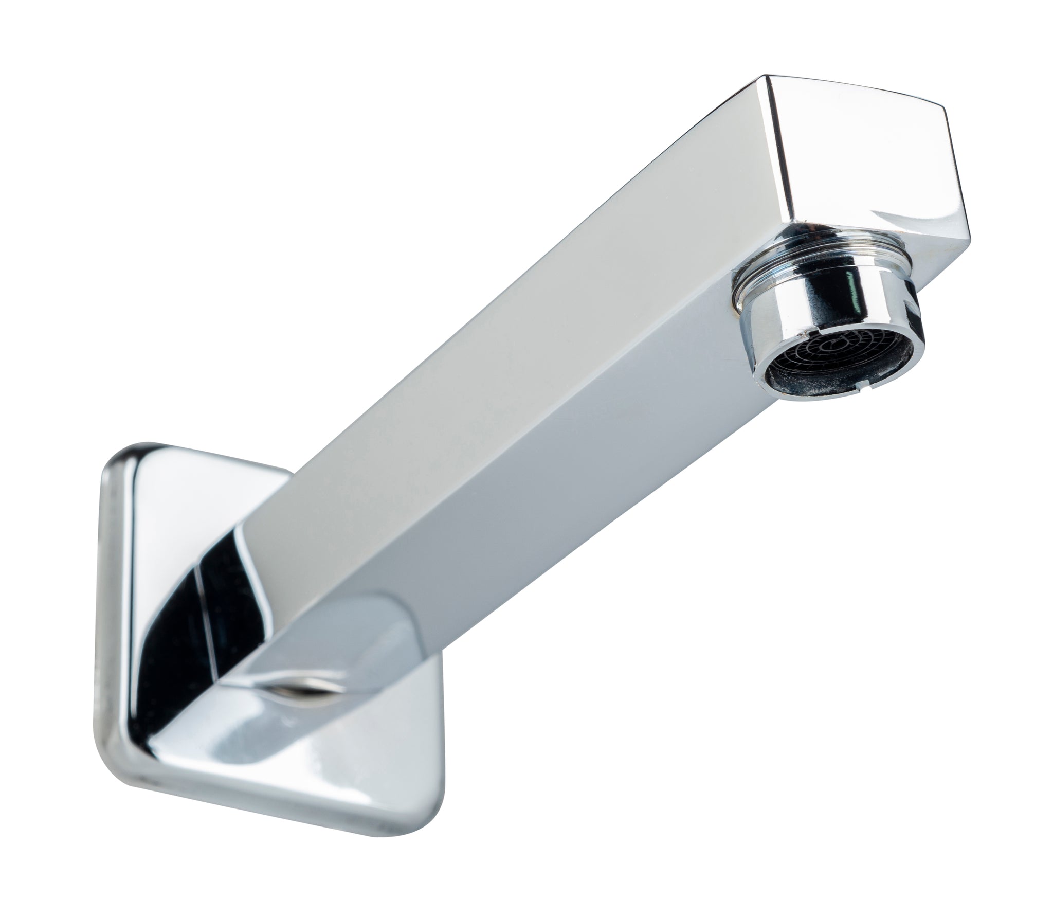 KS-Tap Kubix Spout with flange (Brass, Chrome Finish)