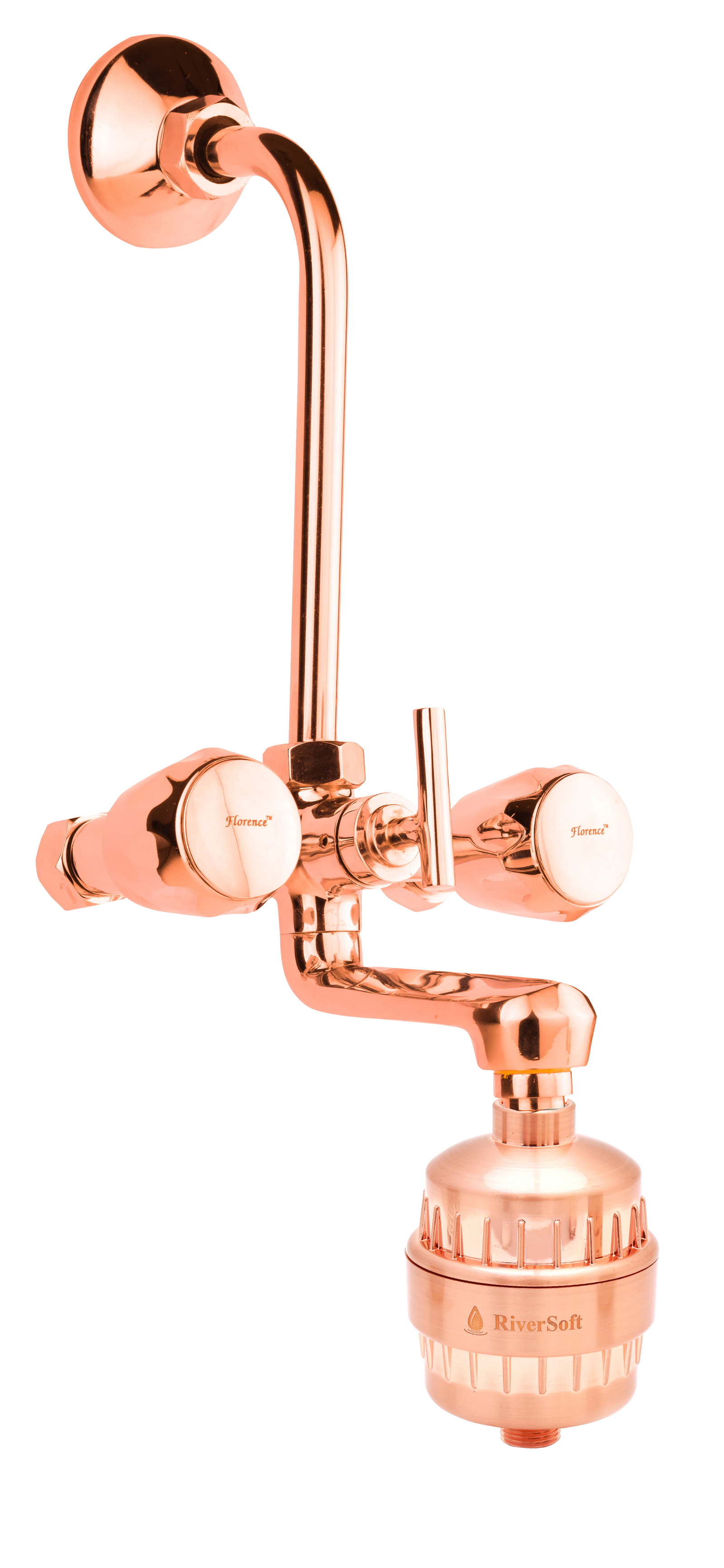 Rose gold tap water filter - RiverSoft