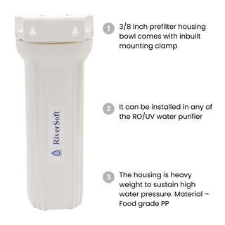 RiverSoft PreRO-10-CSPN Prefilter housing