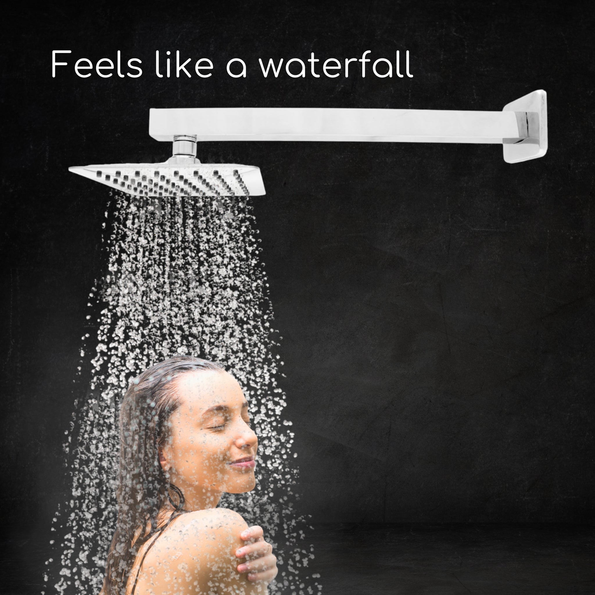 RS-RS66 Rain shower 6 inch x 6 inch without arm (SS-304 Grade, Chrome)