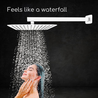 RS-RS88 Rain shower 8 inch x 8 inch without arm (SS-304 Grade, Chrome)