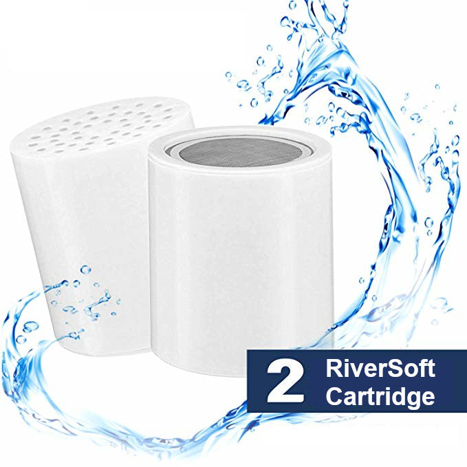 SFC-15 SHOWER FILTER CARTRIDGE WITH 15 STAGE | (PP, white, Pack of 2, Cartridge only)