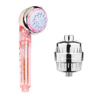 SFH-15 combo pack, SF-15 PRO shower and tap filter for hard water and SH-15 Handshower water softener|Hard water filter (ABS, Chrome)