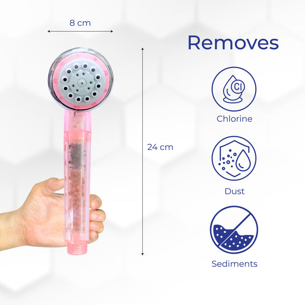 SH-15 Handheld Shower For Hard Water | With Mineral Balls | For Improving Hair And Skin