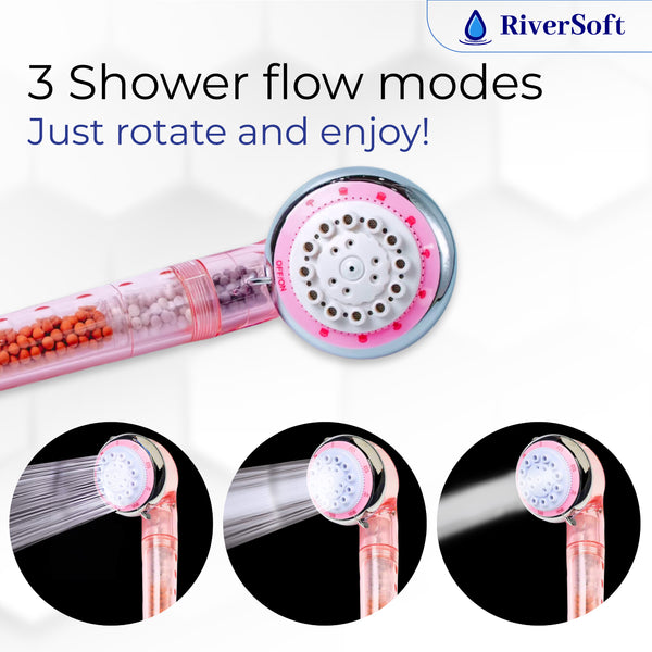 SH-15 Handheld Shower For Hard Water | With Mineral Balls | For Improving Hair And Skin