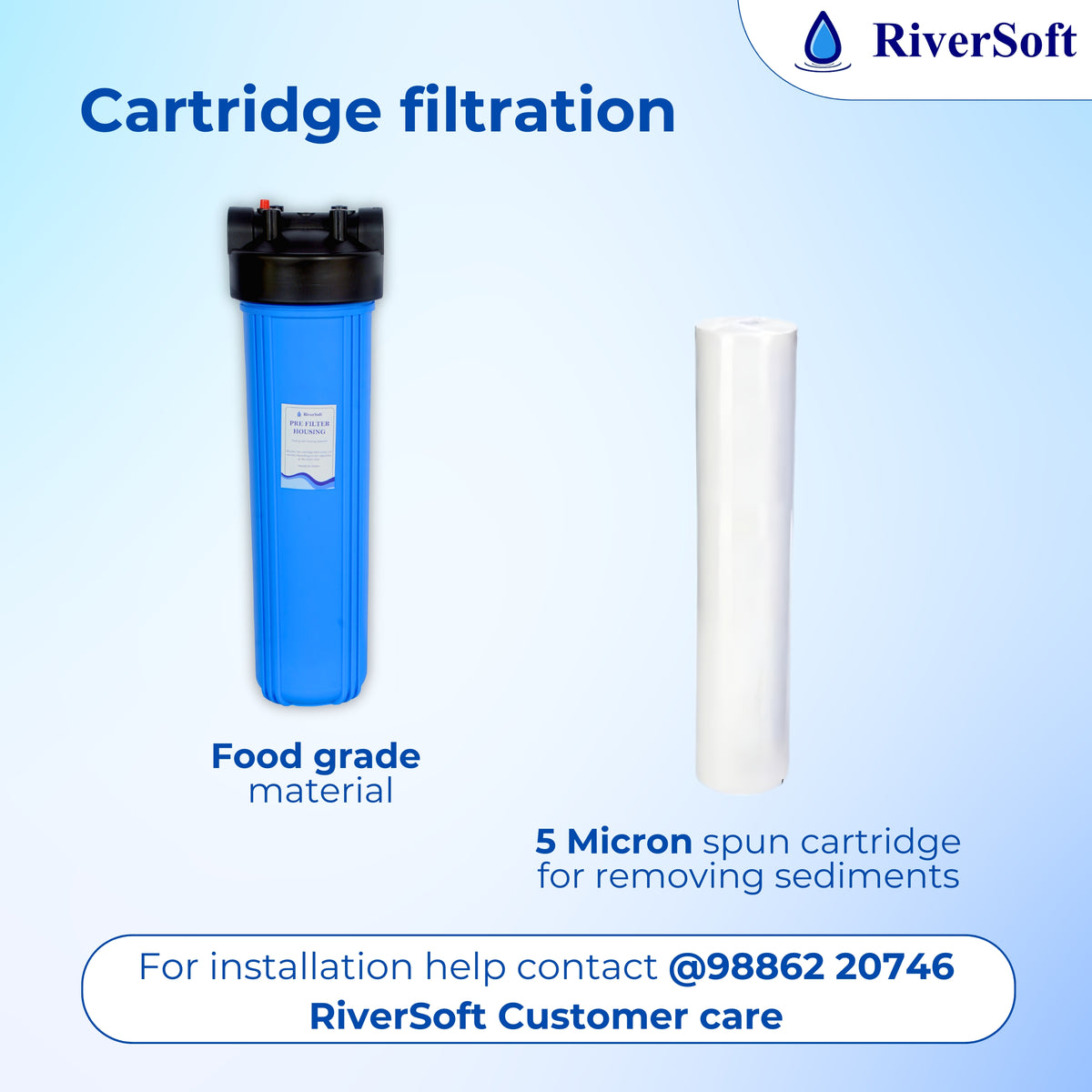 RiverSoft SPC-20-1M cartridge filtration
