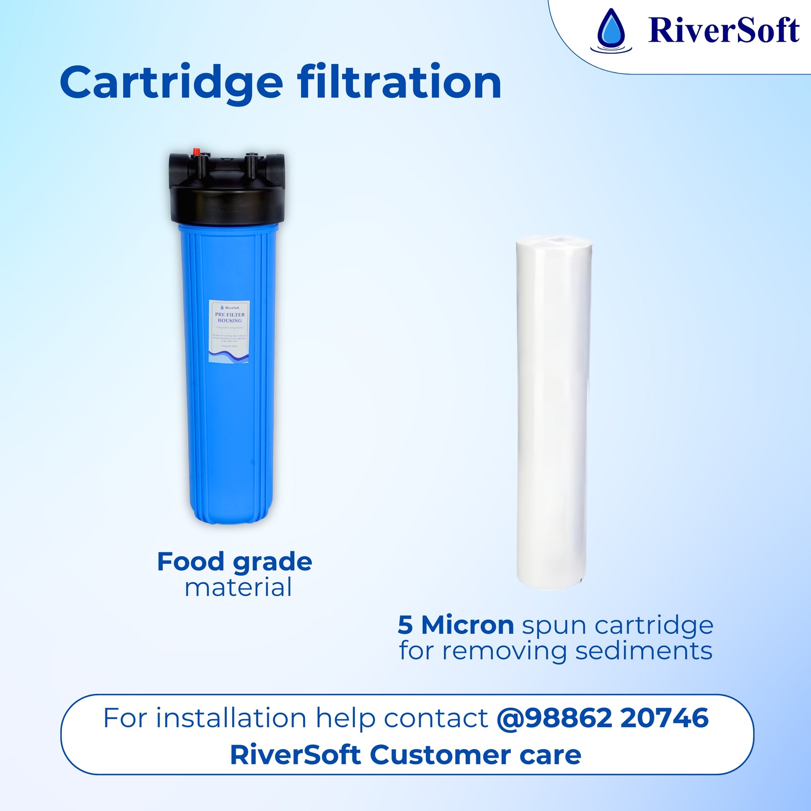 RiverSoft SPC-20-1M cartridge filtration