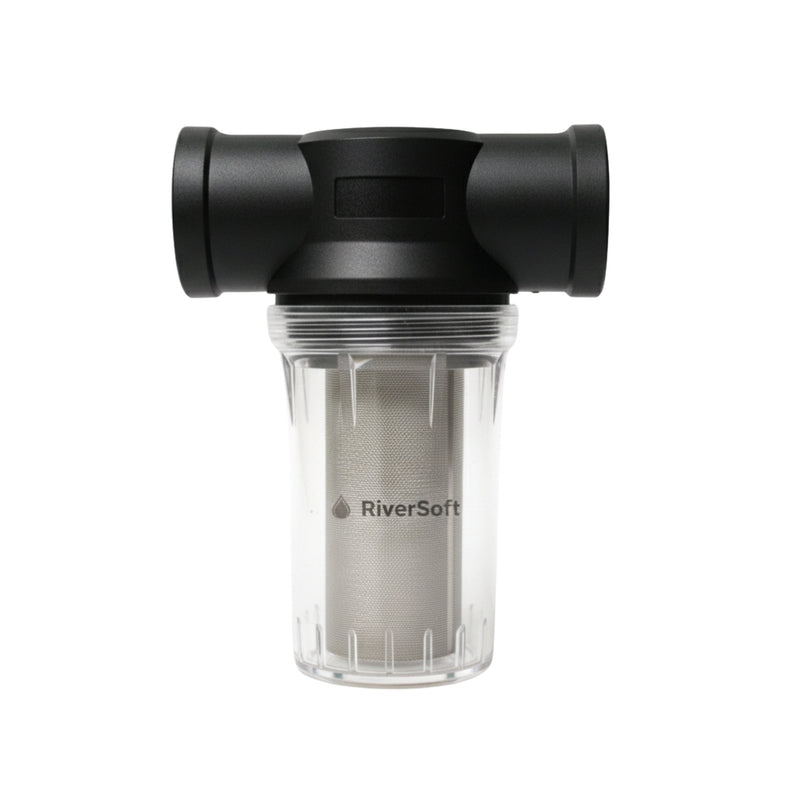 RiverSoft WTPF-01 Sediment Filter for Water Tank | 304 Stainless Steel Mesh| Protects Motor, Pipes & Appliances from Mud, Sand & Rust (1 Inch Inlet/Outlet)