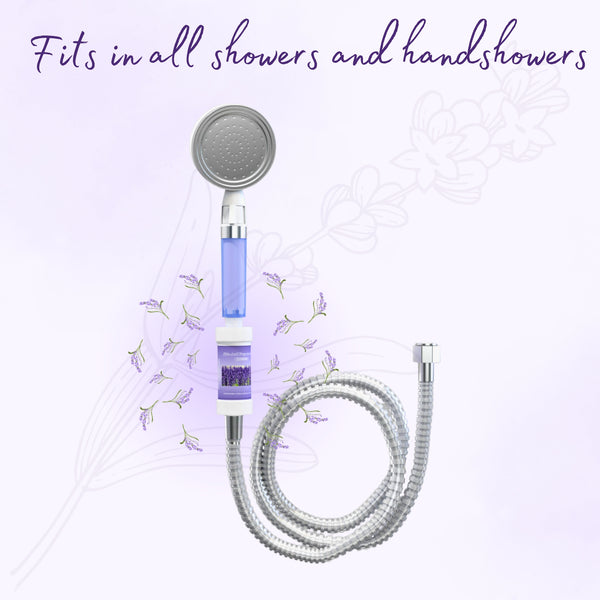 Fragrance filter for shower and tap | Removes bad odor, chlorine and sediments (ABS,Lavender Fragrance)