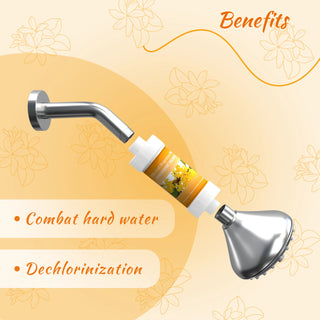 Fragrance filter for shower and tap | Removes bad odor, chlorine and sediments (Sweet-Scented Osmanthus Fragrance)